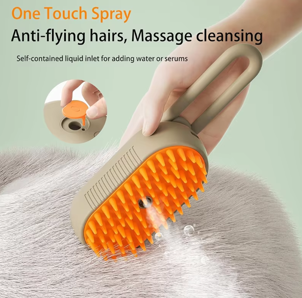 Pet Steam Clean & Massage Brush