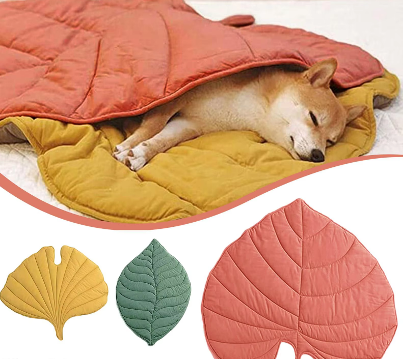 Leaf Throw Anti-Slip Blanket