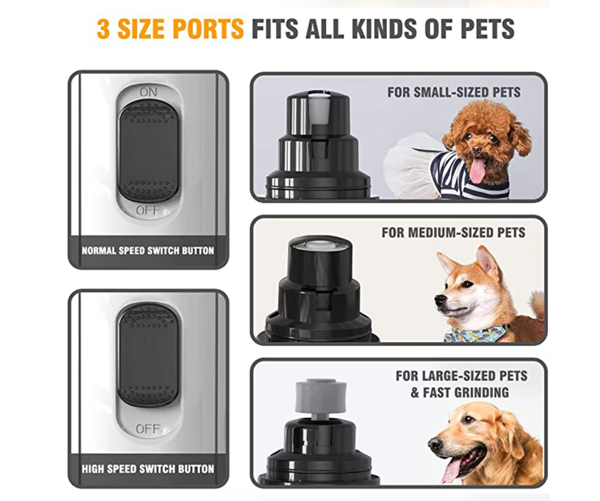 Pet Nail Circular Grinder