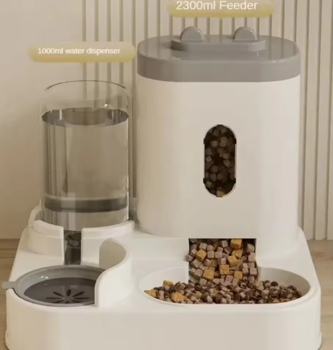Automatic Feeder & Water Bowl for Small Pets