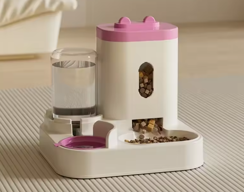 Automatic Feeder & Water Bowl for Small Pets