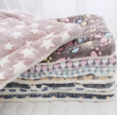 Soft Flannel Pet Pillow Mat Colourful