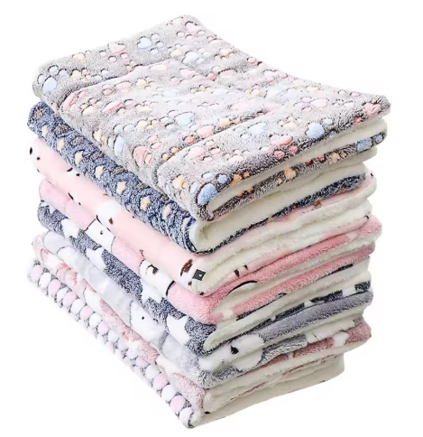 Soft Flannel Pet Pillow Mat Colourful